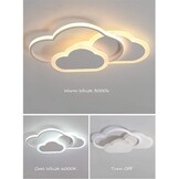 Dimbaar LED Plafondlamp Wolken - Kinderkamer - 32W - 34% Korting!