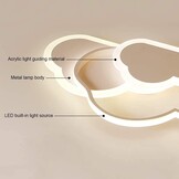 Dimbaar LED Plafondlamp Wolken - Kinderkamer - 32W - 34% Korting!