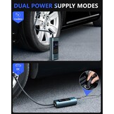 Draagbare Mini Luchtcompressor 150 PSI met Powerbank & LED - 29% Korting