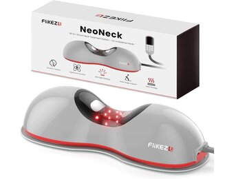 Verwarmde Nekstrekker met Roodlicht: Draadloos voor Nekpijn Verlichting (29% Korting)
