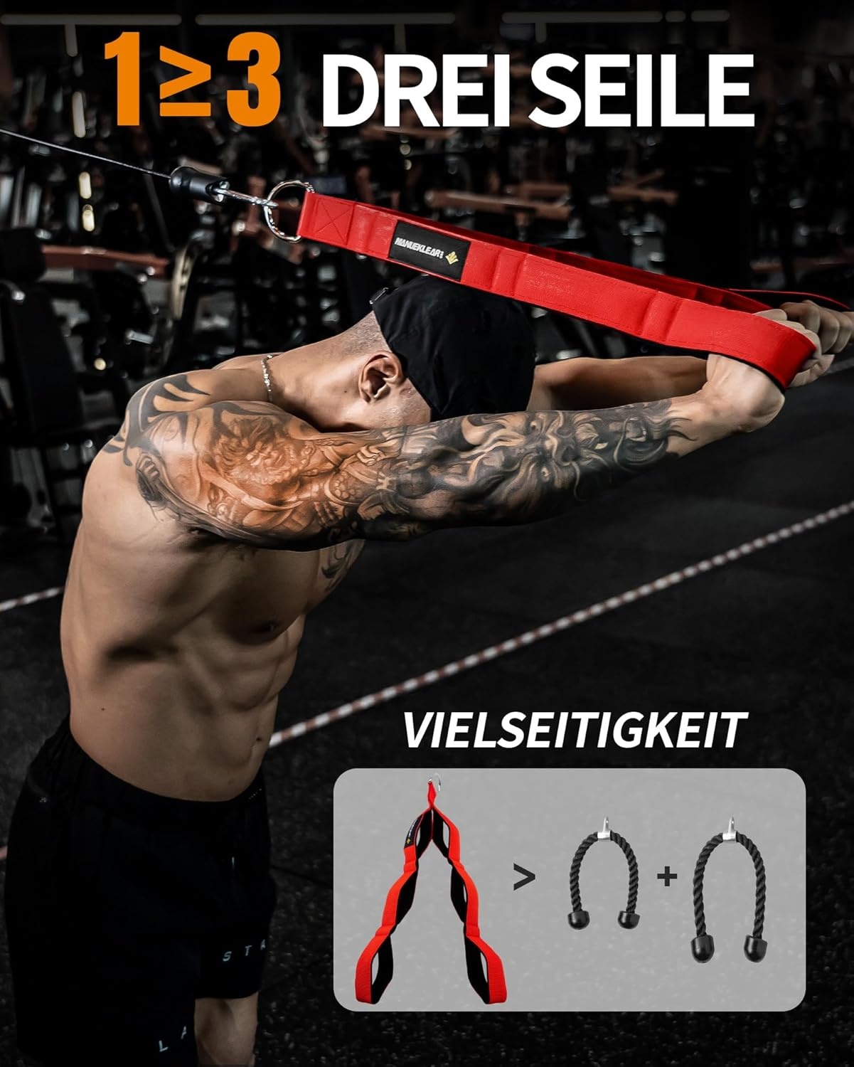 Extra Lang Tricepstouw - Groter Bewegingsbereik - 70% Korting!