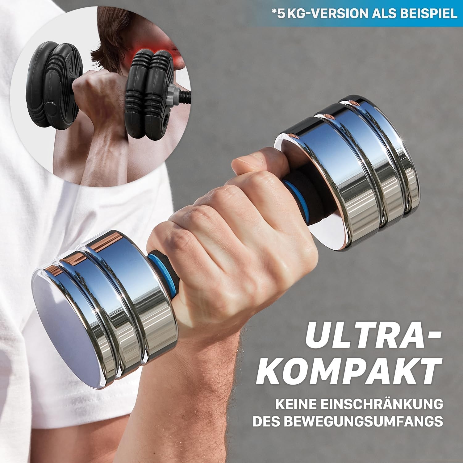 Verstelbare Halters Set (2x 5 kg) - 34% Korting