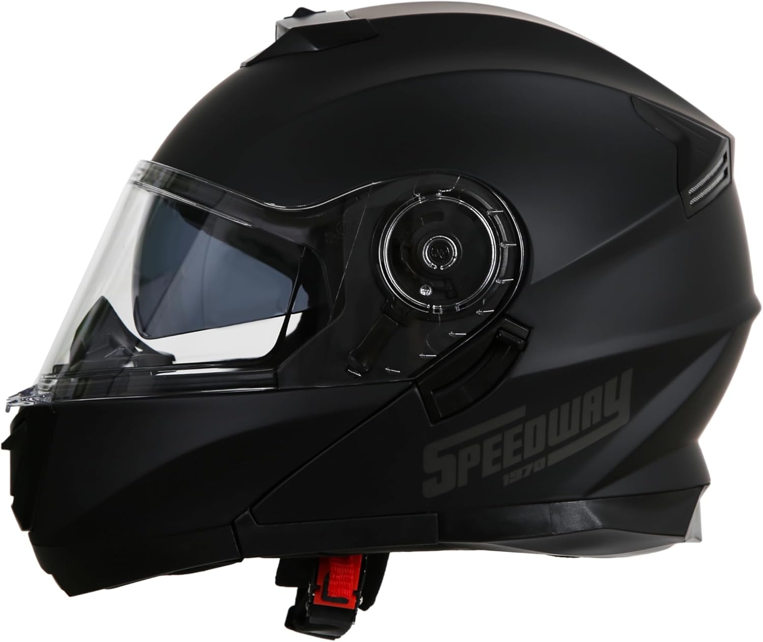 Modulaire Motorhelm met Dubbel Vizier & Zonnebril - Zwart-Mat Wit - 34% Korting!