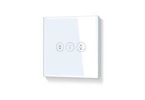 Wifi Rolluikschakelaar met Sensor Wit - Glas Touchscreen - 70% Korting
