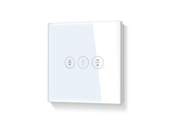 Wifi Rolluikschakelaar Wit Glas Touchscreen - 33% Korting