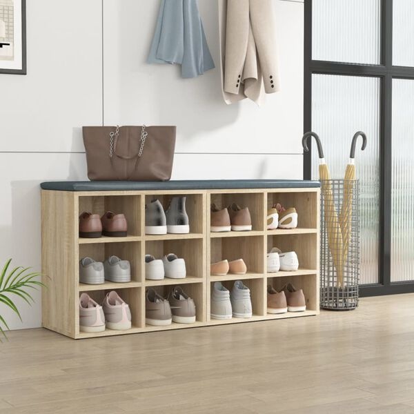 VidaXL Schoenenkasten Sonoma Eiken (2 stuks) - 34% Korting!