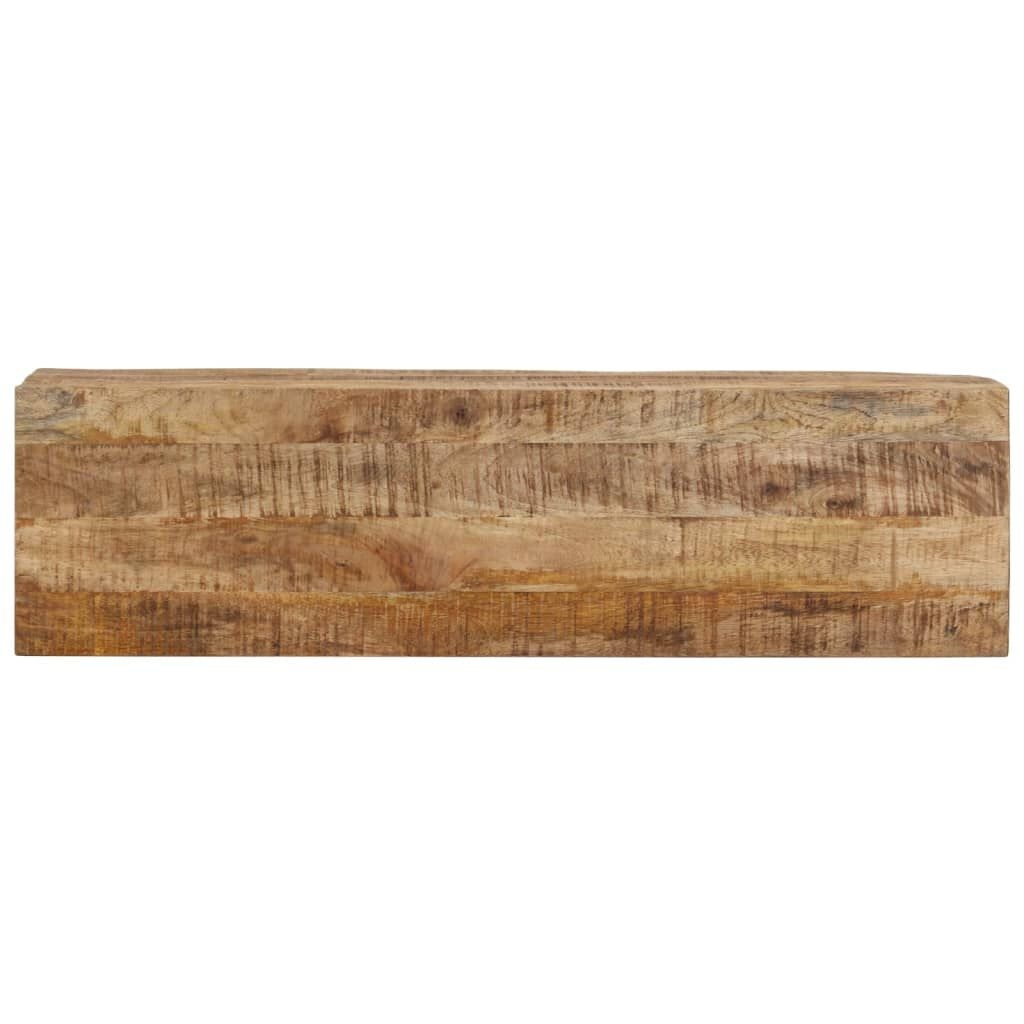 Wandtafel 110x30x75 cm Massief Mangohout & IJzer - 35% Korting!