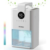Airelax Luchtontvochtiger 1000ml - Fluisterstil & 7-kleuren Nachtlampje (28% Korting)