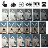 Draadloze LED Bureaulamp Kinderen 3 Kleuren, Klok & Penhouder | 33% Korting