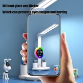 Draadloze LED Bureaulamp Kinderen 3 Kleuren, Klok & Penhouder | 33% Korting