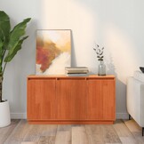 Massief Grenen Dressoir Bruin 111x34x60cm - 35% Korting