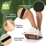 Balance Board Multiplex - Rompkracht & Enkeltraining - 50% Korting