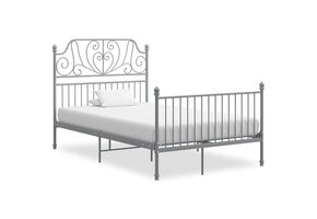 Metal Bedframe Grijs 120x200cm - 52% Korting