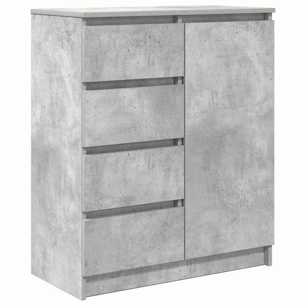 Dressoir met Lades - Spaanplaat Betongrijs (71x35x84 cm) - 59% Korting!