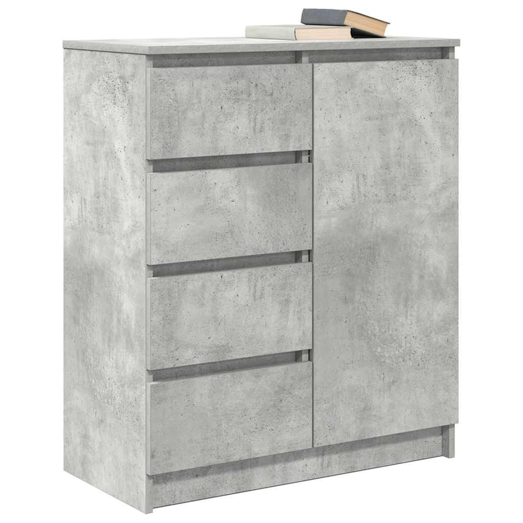 Dressoir met Lades - Spaanplaat Betongrijs (71x35x84 cm) - 59% Korting!