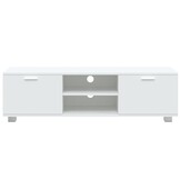 Tv-meubel 140x40,5x35 cm Bewerkt Hout Wit (59% Korting)