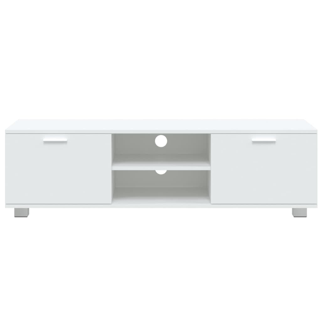 Tv-meubel 140x40,5x35 cm Bewerkt Hout Wit (59% Korting)