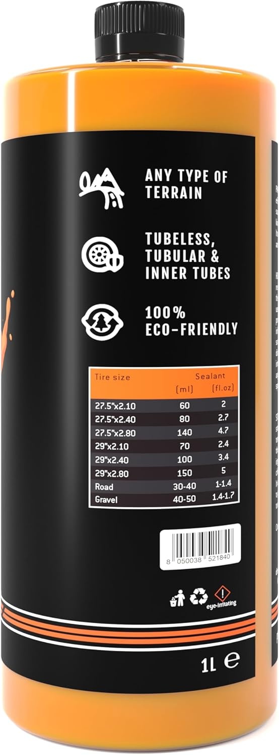 Lekbescherming tubeless banden - 1000ml - 6 maanden bescherming