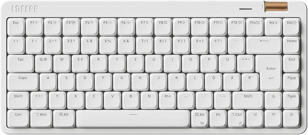 Mechanisch Toetsenbord Low Profile 84 Toetsen QWERTZ Wit (29% Korting)