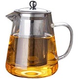 Glazen Theepot met RVS Filter - 27% Korting!