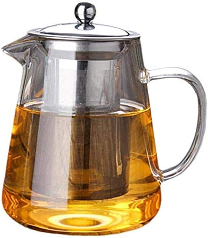 Glazen Theepot met RVS Filter - 27% Korting!