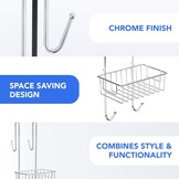 Douche Organizer 3 Lagen RVS - Zonder Boren - 34% Korting