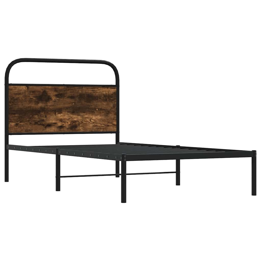 Stevig Bedframe Rook Eiken 90x190 cm - 34% Korting