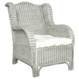 Rattan Stoel met Crèmewit Kussen - Natuurlijk & Stijlvol | 30% Korting