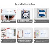 Slimme Wifi Rolluikschakelaar met Touchscreen - 75% Korting