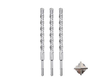3-delige SDS Plus Betonboor Set 18x210mm - 27% Korting!