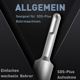 3-delige SDS Plus Betonboor Set 18x210mm - 27% Korting!