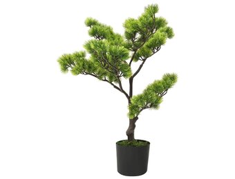 Kunstdennen bonsai 60 cm groen - 33% korting