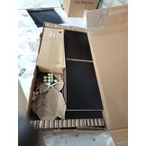 Salontafel bewerkt hout zwart - 60x60x30 cm - 53% korting