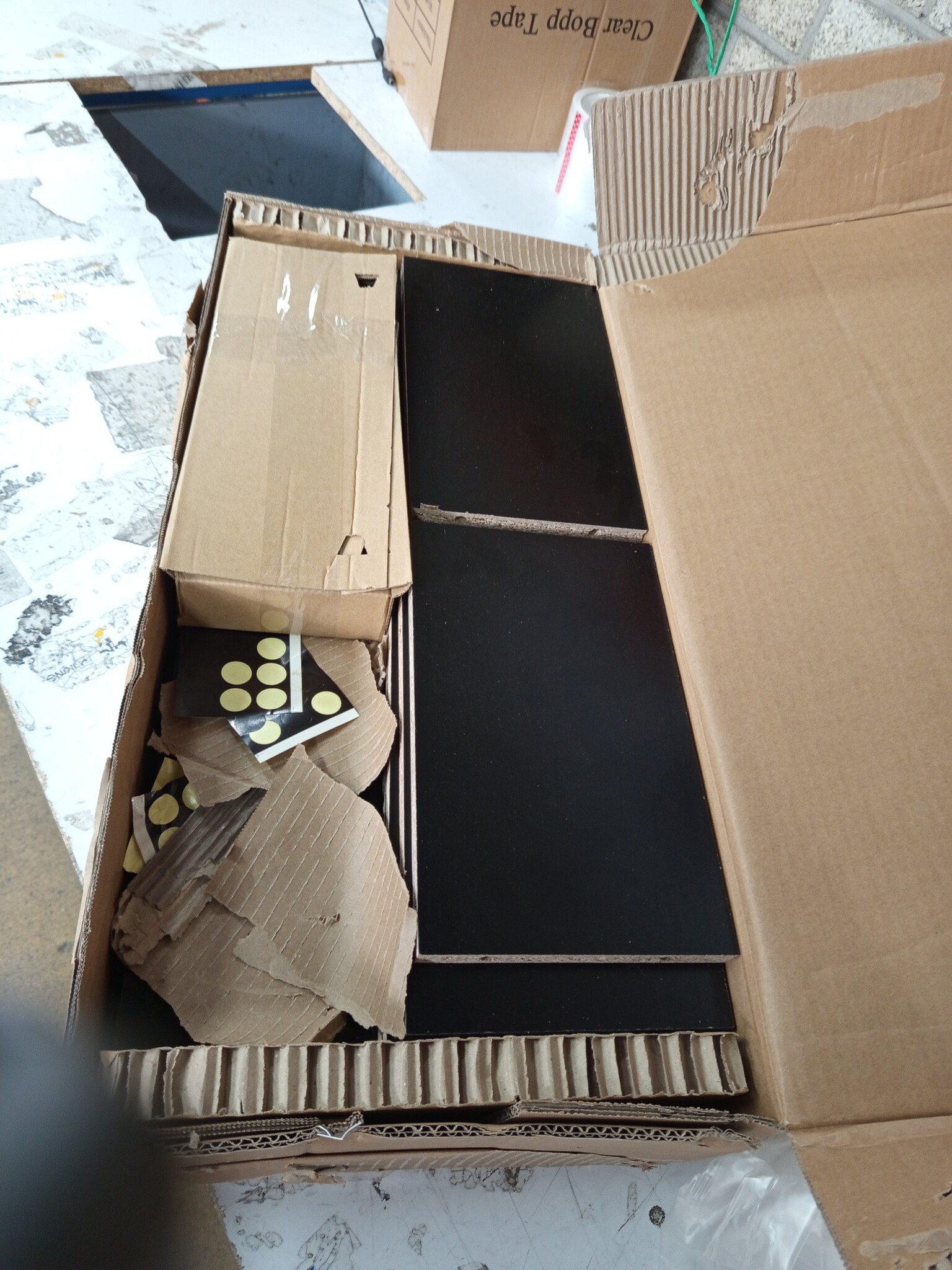 Salontafel bewerkt hout zwart - 60x60x30 cm - 53% korting