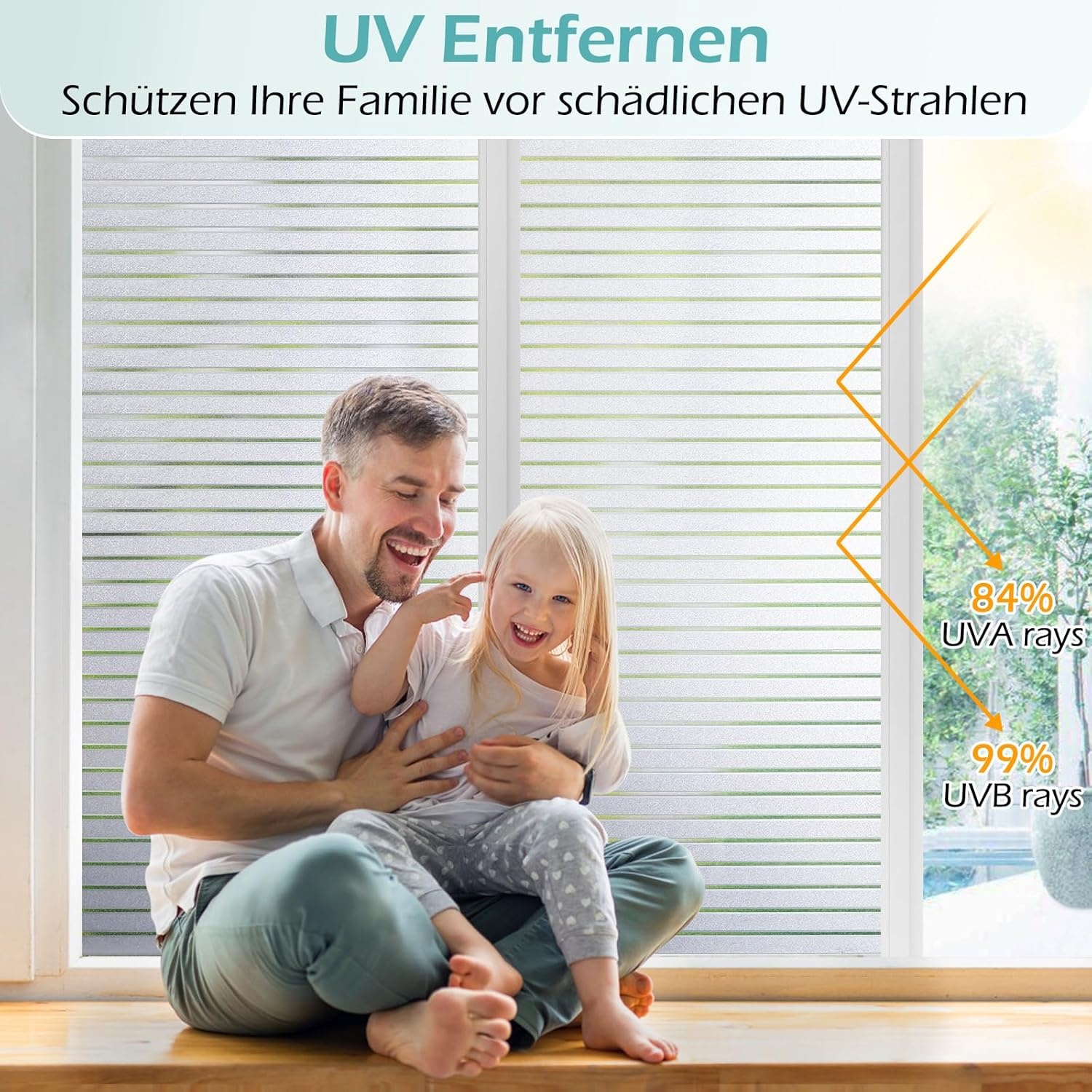 Zelfklevende Raamfolie Privacy 90x400cm | Mat Anti-Reflectie Vensterfolie