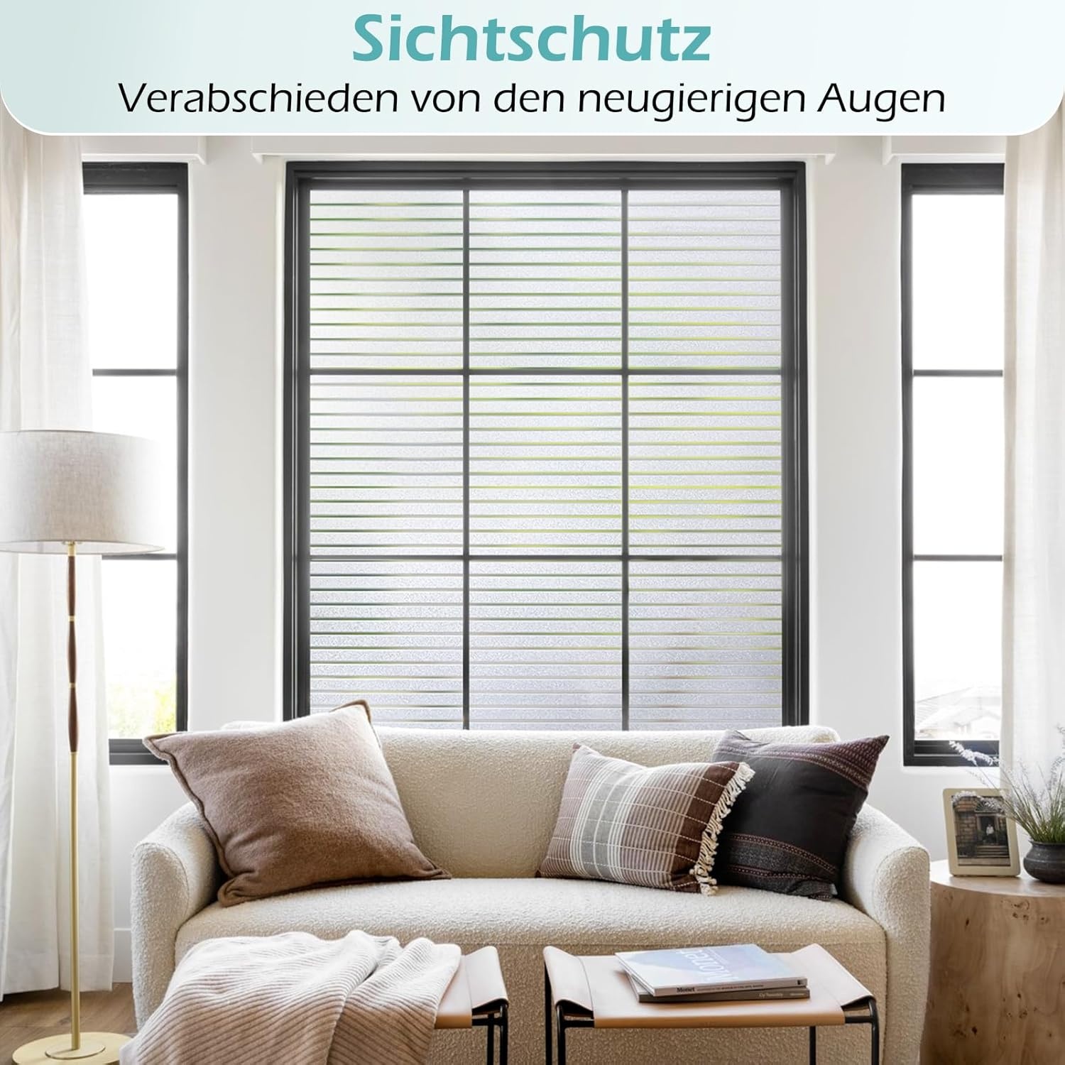 Zelfklevende Raamfolie Privacy 90x400cm | Mat Anti-Reflectie Vensterfolie