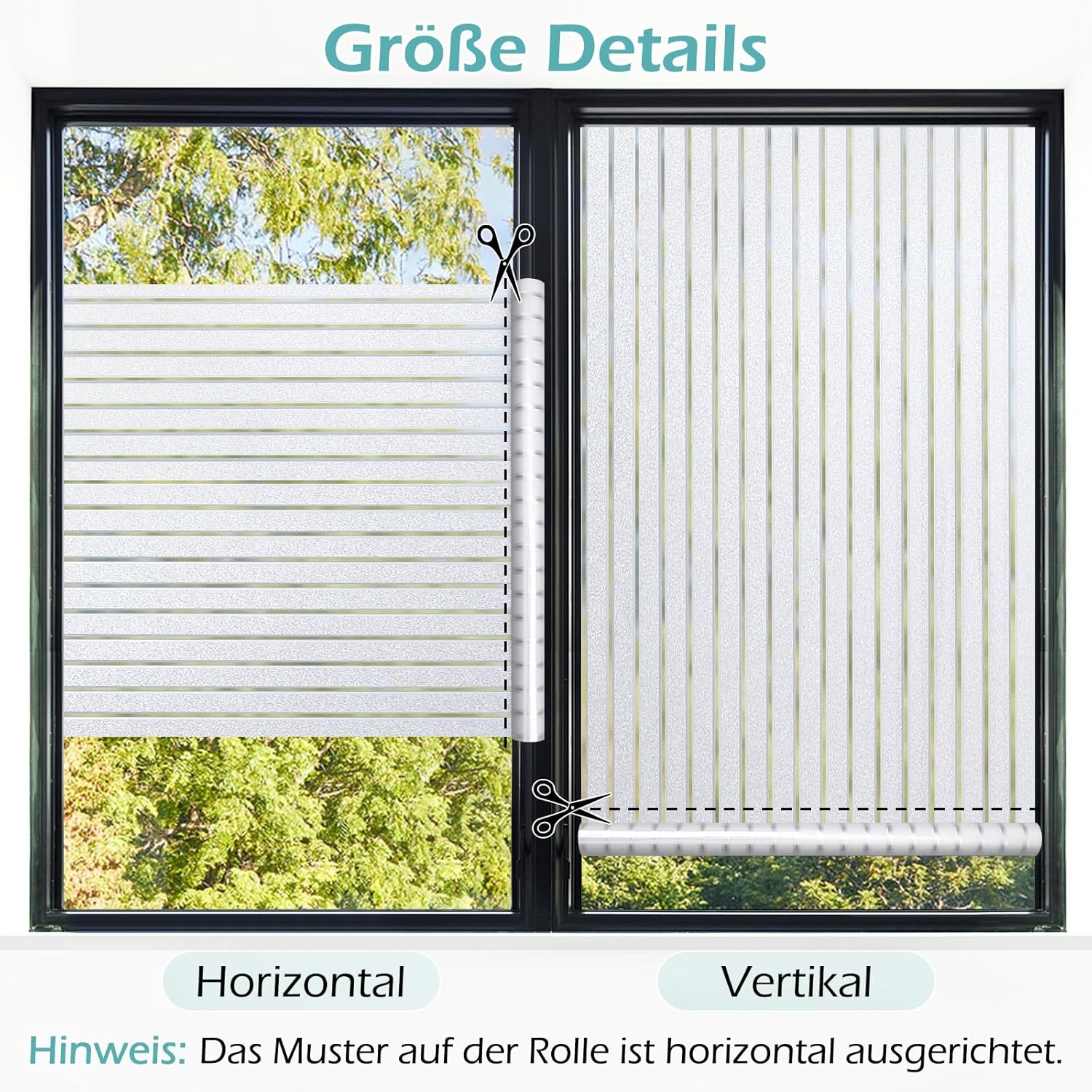 Zelfklevende Raamfolie Privacy 90x400cm | Mat Anti-Reflectie Vensterfolie