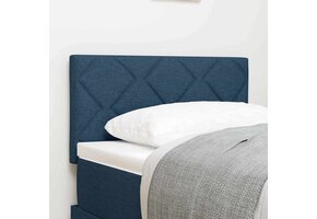 vidaXL Stoffen Hoofdbord Blauw 80 cm - Geometric Design, 77% Korting