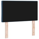 Stoffen Hoofdbord Blauw Geometric 80 cm - 75% Korting