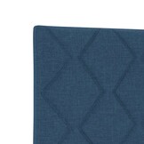 Stoffen Hoofdbord Blauw Geometric 80 cm - 75% Korting