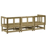vidaXL Loungeset Grenenhout (3-delig) - 35% Korting