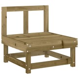 vidaXL Loungeset Grenenhout (3-delig) - 35% Korting