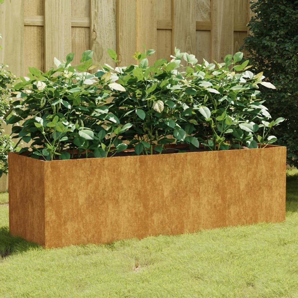 Cortenstaal Plantenbak Verhoogd 120x40x40 cm - 54% Korting!