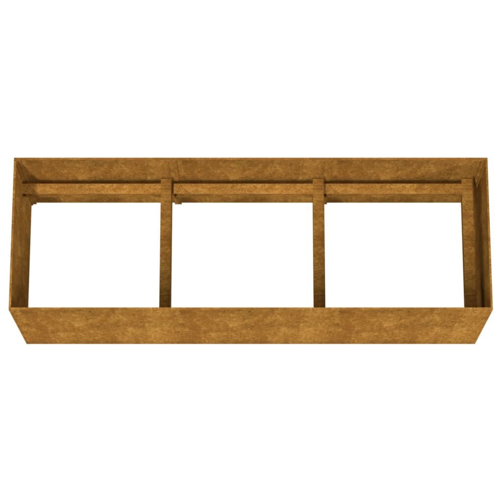 Cortenstaal Plantenbak Verhoogd 120x40x40 cm - 54% Korting!