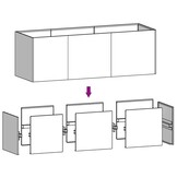 Cortenstaal Plantenbak Verhoogd 120x40x40 cm - 54% Korting!