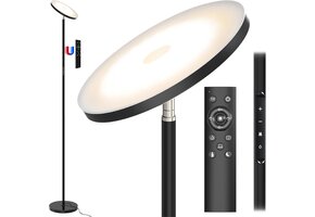 Dimbare Zwarte LED Plafondspot 30W | 3000K-6000K | met Afstandsbediening | -29%