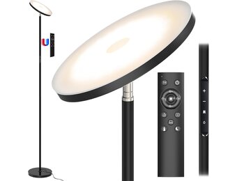 Dimbare Zwarte LED Plafondspot 30W | 3000K-6000K | met Afstandsbediening | -29%