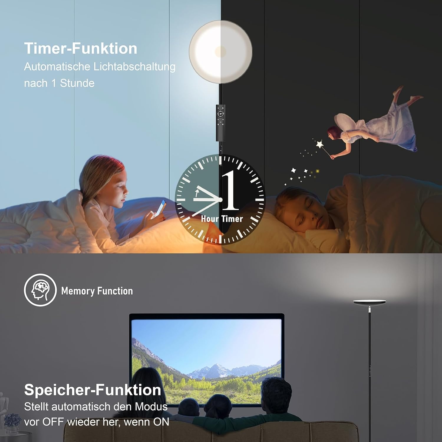 Dimbare Zwarte LED Plafondspot 30W | 3000K-6000K | met Afstandsbediening | -29%