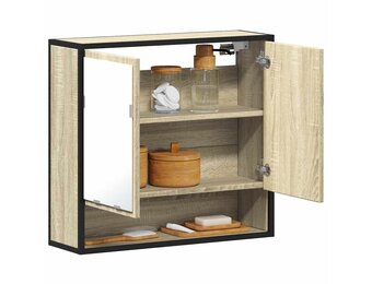 Badkamerspiegelkast Sonoma Eikenhout 65x20x60 cm - 29% Korting!