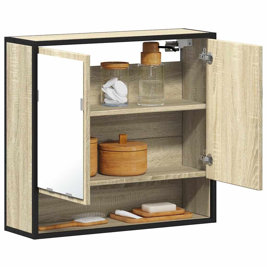 Badkamerspiegelkast Sonoma Eikenhout 65x20x60 cm - 29% Korting!